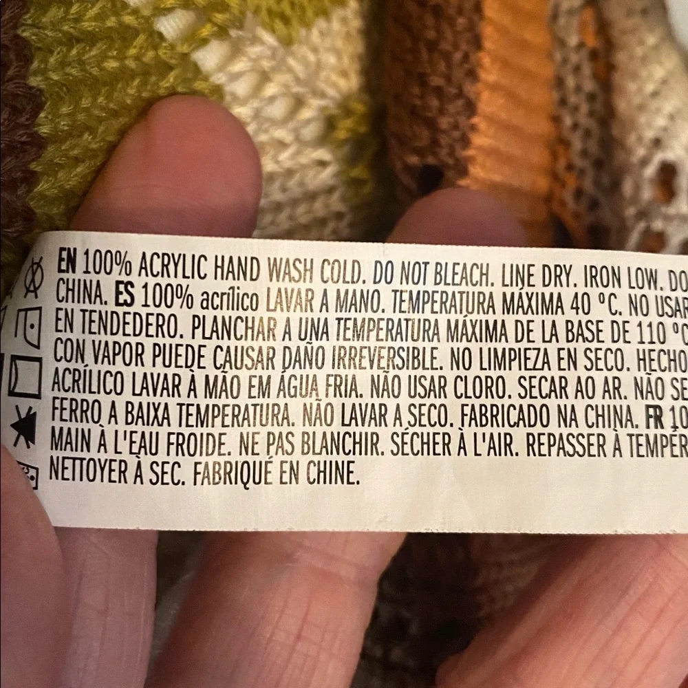 Forever 21 chevron sweater dress size large - Picture 7 of 8